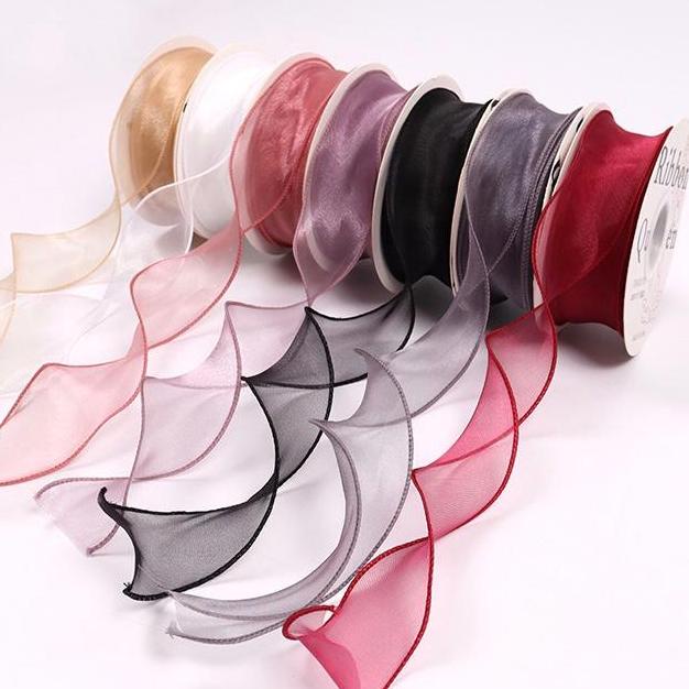 

Super Kualitas IJU122 Pita Chiffon Roll Lebar 4cm/Pita Kado 4cm/Pita Dekorasi Buket