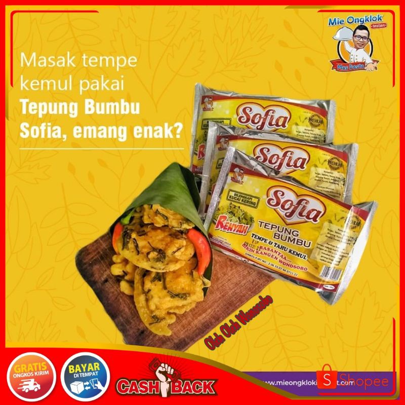 

SOFIA TEPUNG BUMBU TEMPE DAN TAHU KEMUL KHAS DIENG WONOSOBO