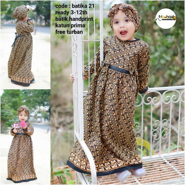 Model Baju Batik Anak Kecil Perempuan Kami