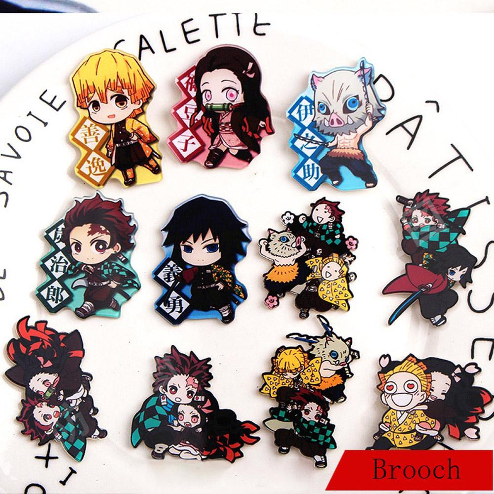 Bros Kartun Agustina Pria Simple Wanita Kimetsu No Yaiba Tanjirou Kamado Cosplay Prop