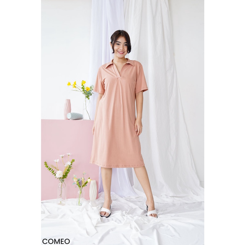 Colar Casual Dress Party Wanita