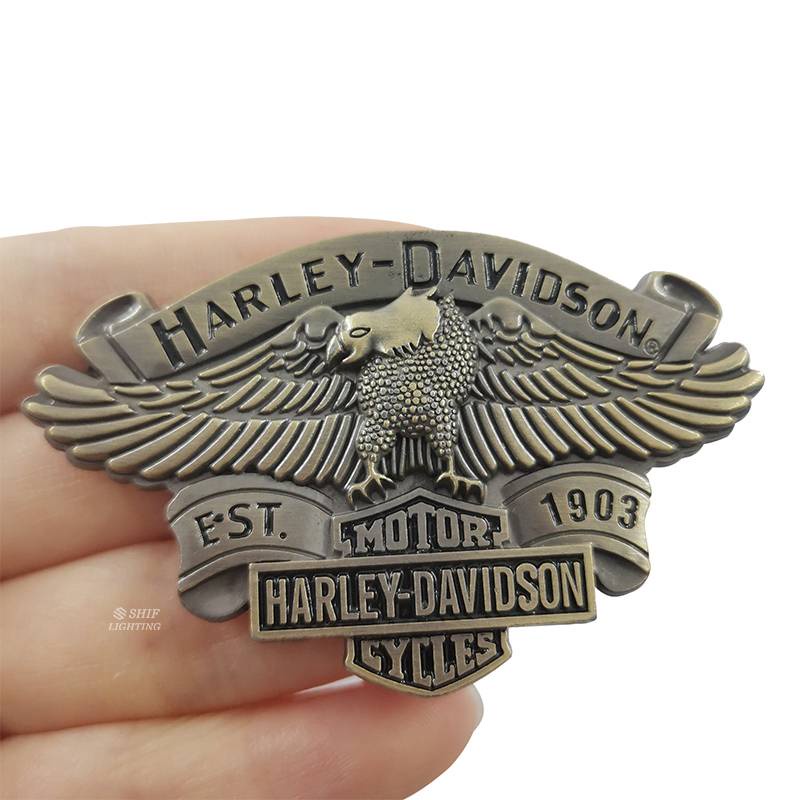 1 X Metal HARLEY DAVIDSON Motor Auto Bike Decorative Emblem Badge Sticker Decal Harley Eagle