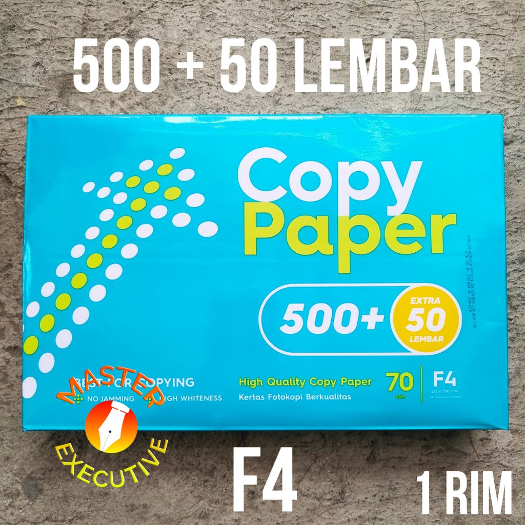 [Rim] Copy Paper Kertas HVS F4 70 gsm 215 x 330 mm / Print / Fotokopi / Percetakan High Quality