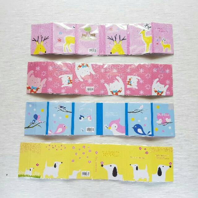

Stick Note Memo Lipat 6 Animal Faily Tables Zoo