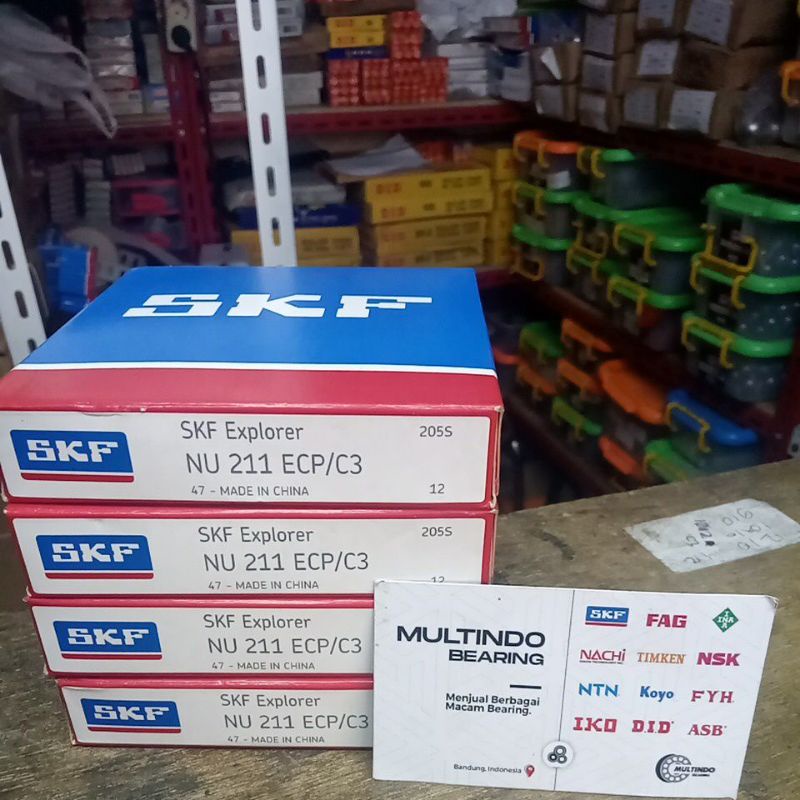 Bearing Cylindrical NU 211 ECP C3 SKF ORIGINAL