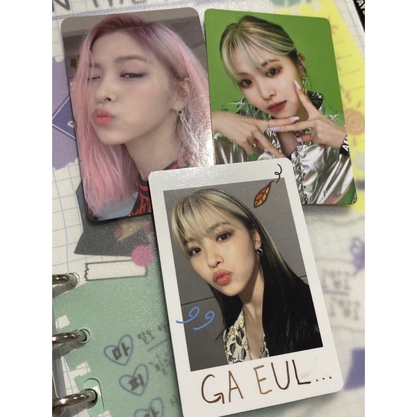 photocard ryujin icy pout (booked)
