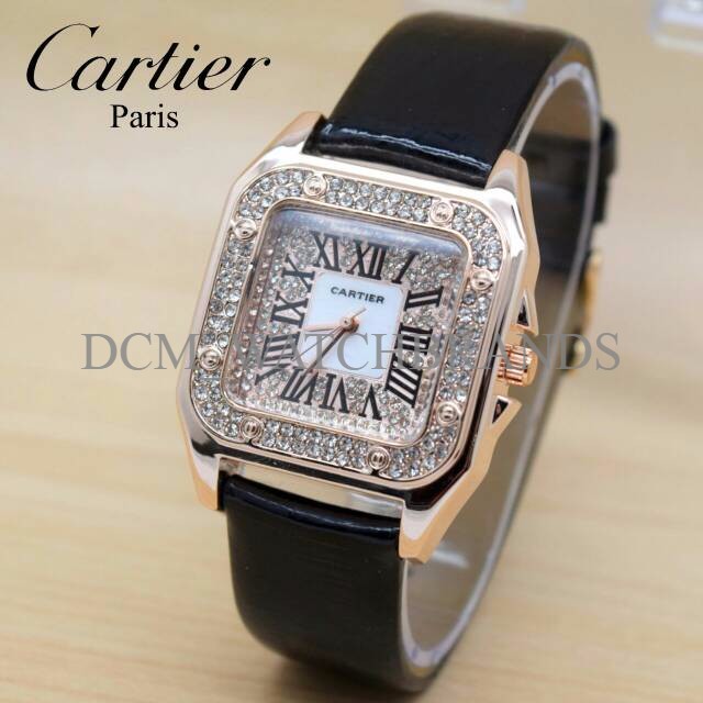 JAM TANGAN CARTIER CT03 BLACK