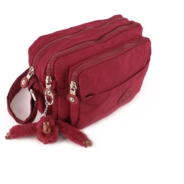 Tas selempang wanita nylon import kipling 8008  - Sling bag Promo