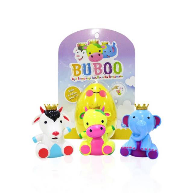 BUBOO new animal series Alqolam - magic surprise egg telur boneka binatang dalam alquran