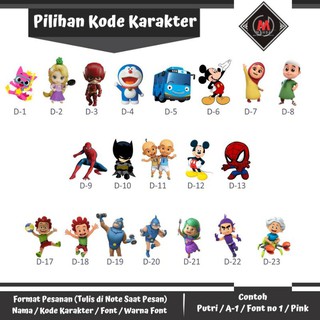 CUSTOM NAMA  SUKA SUKA Label Nama  Custom Stiker  Label 