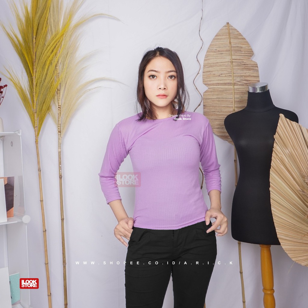 ilook | Blouse Eiko RIb | Blouse Pilia RIB - Fit to L-6