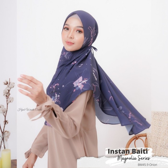 Hijabwanitacantik - Instan Baiti Magnolia Orion| Hijab Instan |
