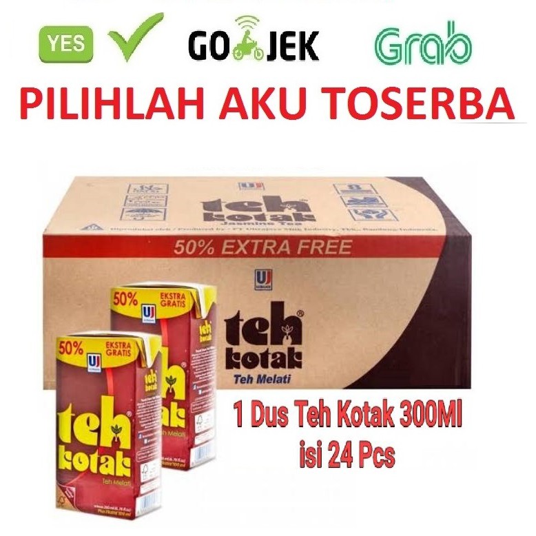 TEH KOTAK ULTRA JASMINE 300 ML - ( 1 DUS ISI 24 )