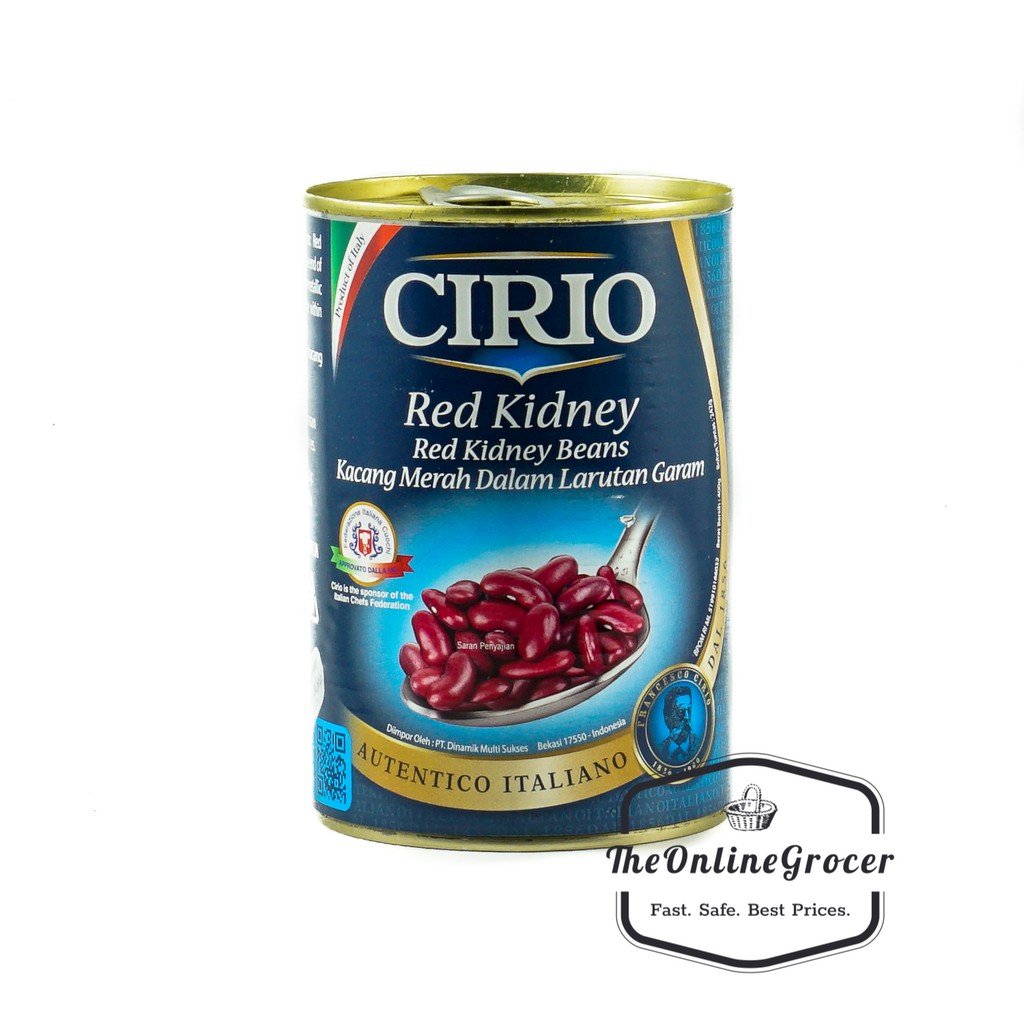 Cirio Red Kidney Bean/Kacang Merah Dalam Larutan Garam 400gr