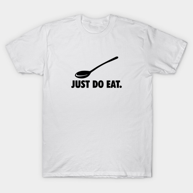 KAOS BAHAN 30 DISTRO JUST DO EAT IT MAKAN POLOS CUSTOM INDONESIA HIGHT CLASS