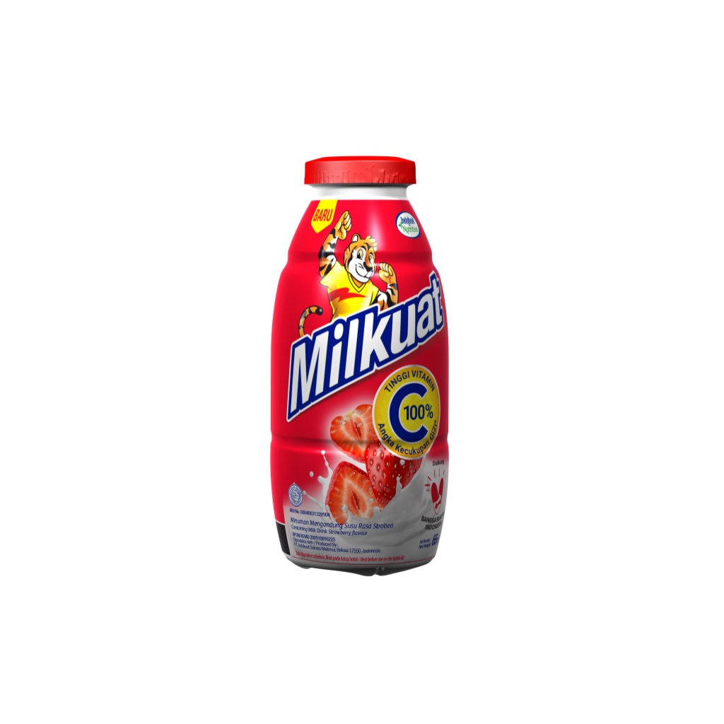 Milkuat Stroberi Botol 65ml