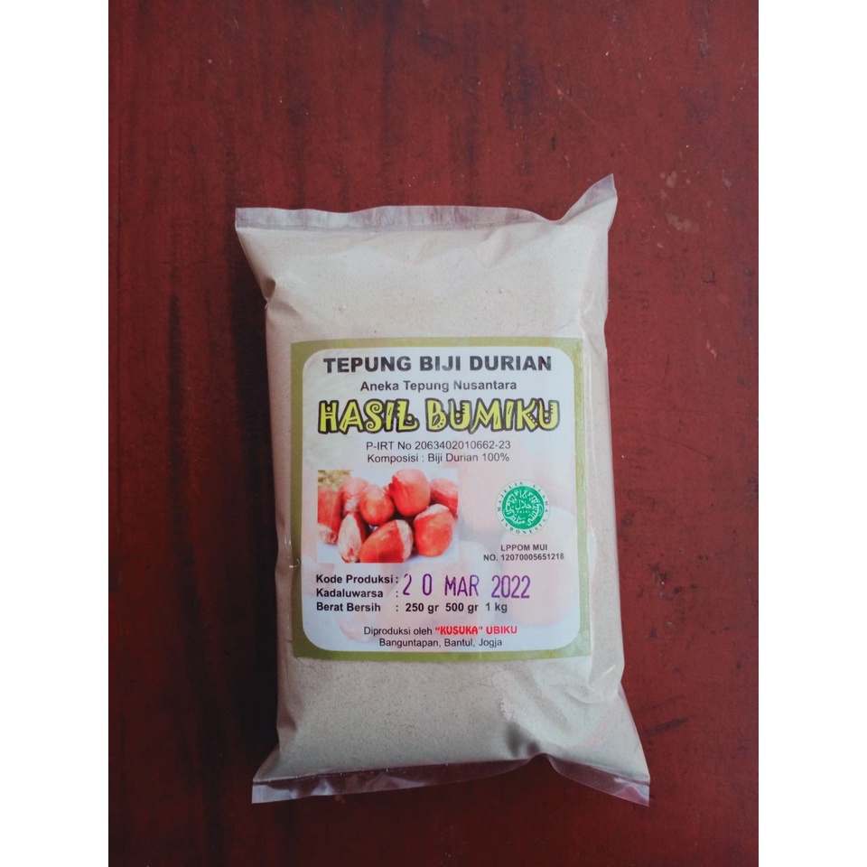 

Tepung BIJI DURIAN Organik/Bubuk BIJI DURIAN/Serbuk BIJI DURIAN - 100 gram
