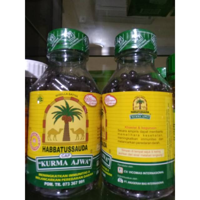 Habbatussauda cap kurma ajwa