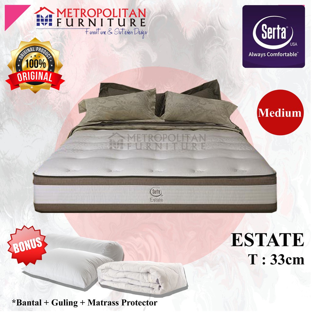 Kasur Springbed SERTA Estate Spring bed Matras