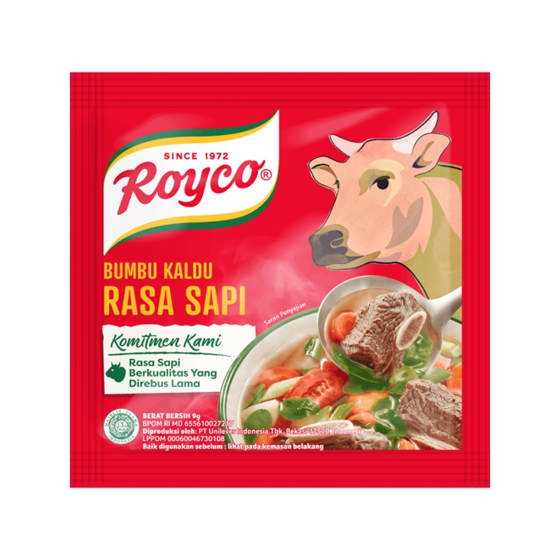 

Royco Bumbu Kaldu Sapi 5 Sachet x 8 gram - Bumbu Kaldu Sapi, Penyedap Makanan, Bumbu Kaldu