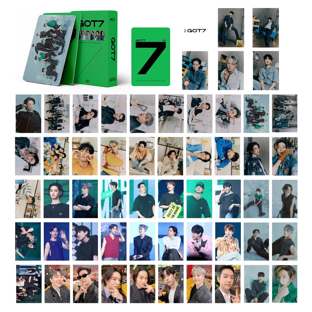 55pcs Kartu Lomo Foto Kpop GOT7 Album 2022