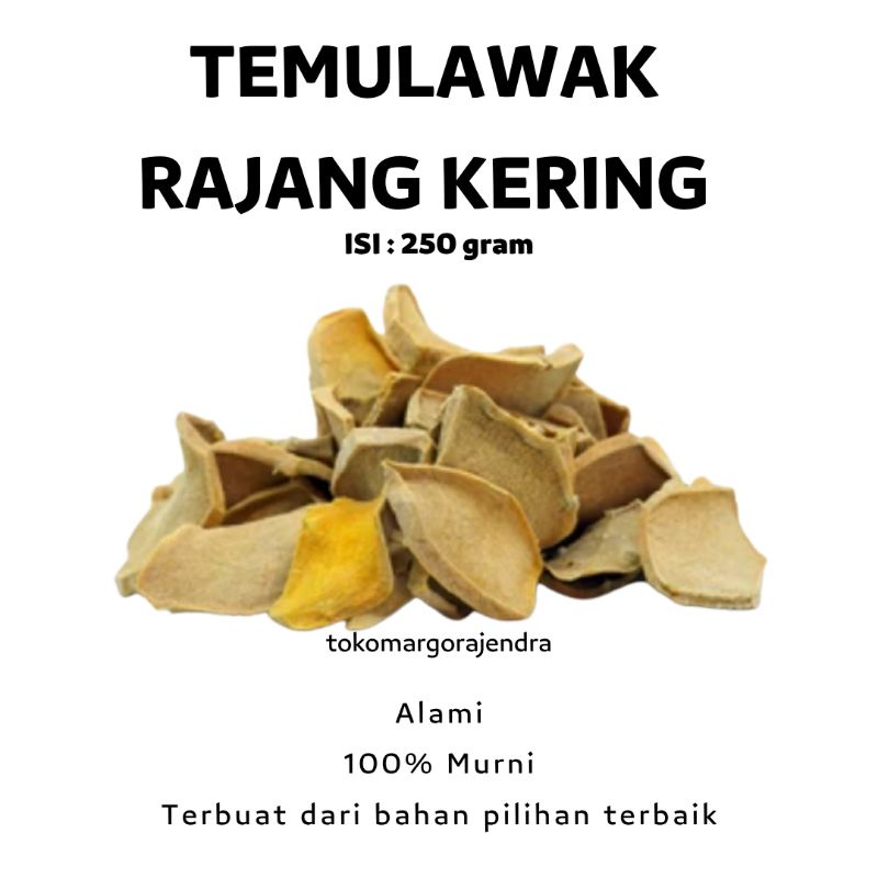 

Temulawak Kering 250gr Temulawak Rajang Koin Murni Alami Murah