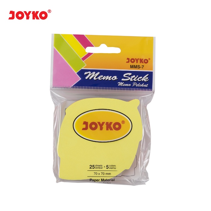 

Kertas Memo Joyko MMS-6 Motif Daun / Memo Stick Joyko Gambar Daun / Sticky Note Kuning / Memo Tempel Joyko Warna Warni / Kertas Catatan Kecil / Paper Mini Joyko