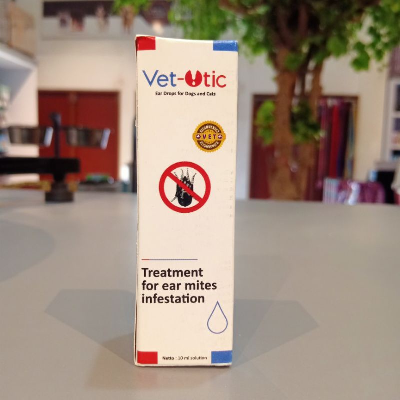 Vet otic / vet-otic obat tetes telinga kutu anjing dan kucing 10 ml