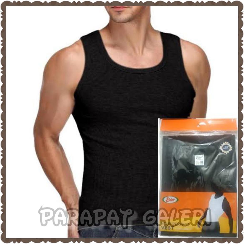 Singlet Rider Lifestyle Pria R224 Hitam (1 Pcs) / Rider Underwear / Pakaian dalam Pria