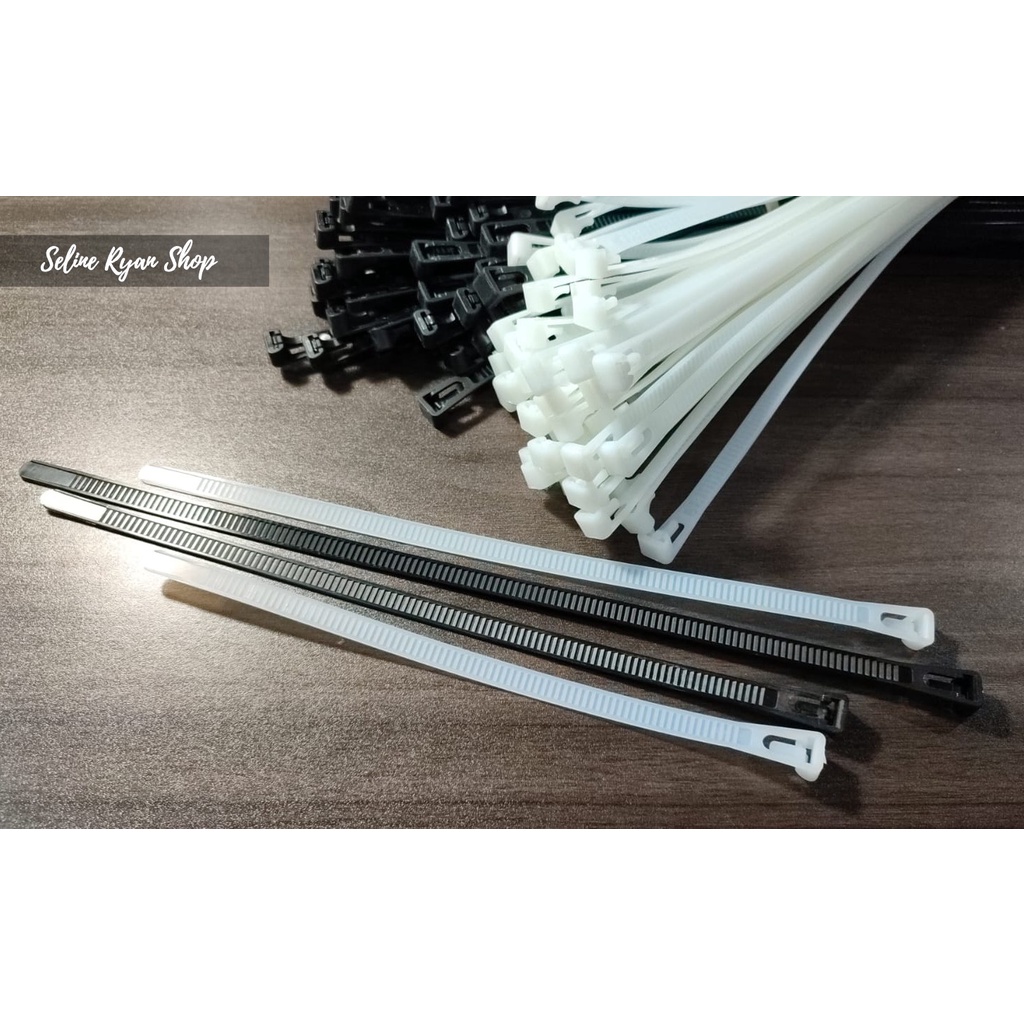 Kabel Ties / Tali Pengikat Nylon Bisa Dibuka Kembali / Bisa Dipakai Ulang / Reusable Ties