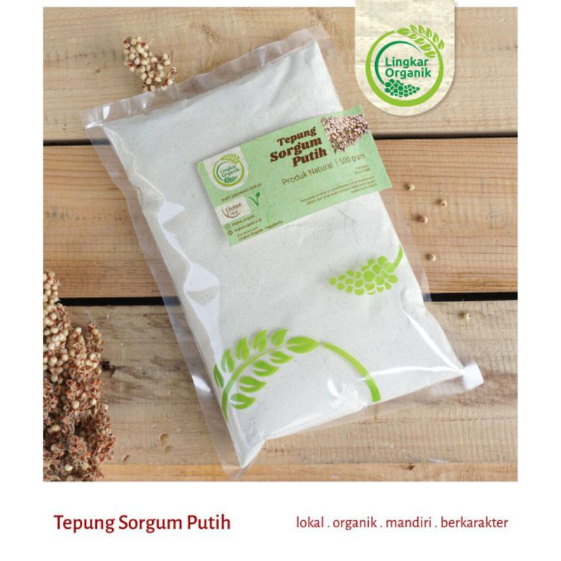 

tepung sorgum putih 500gr lingkar organik