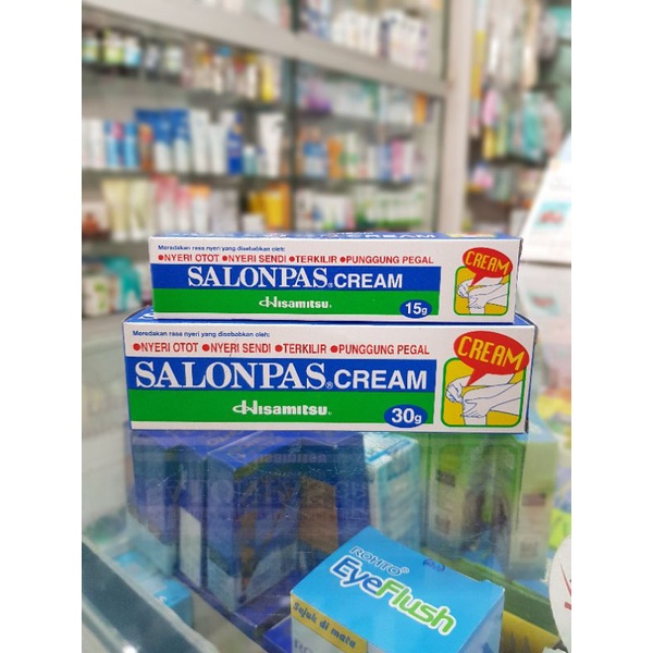 Salonpas Cream / Nyeri Otot / Keseleo / Memar / Nyeri Pinggang