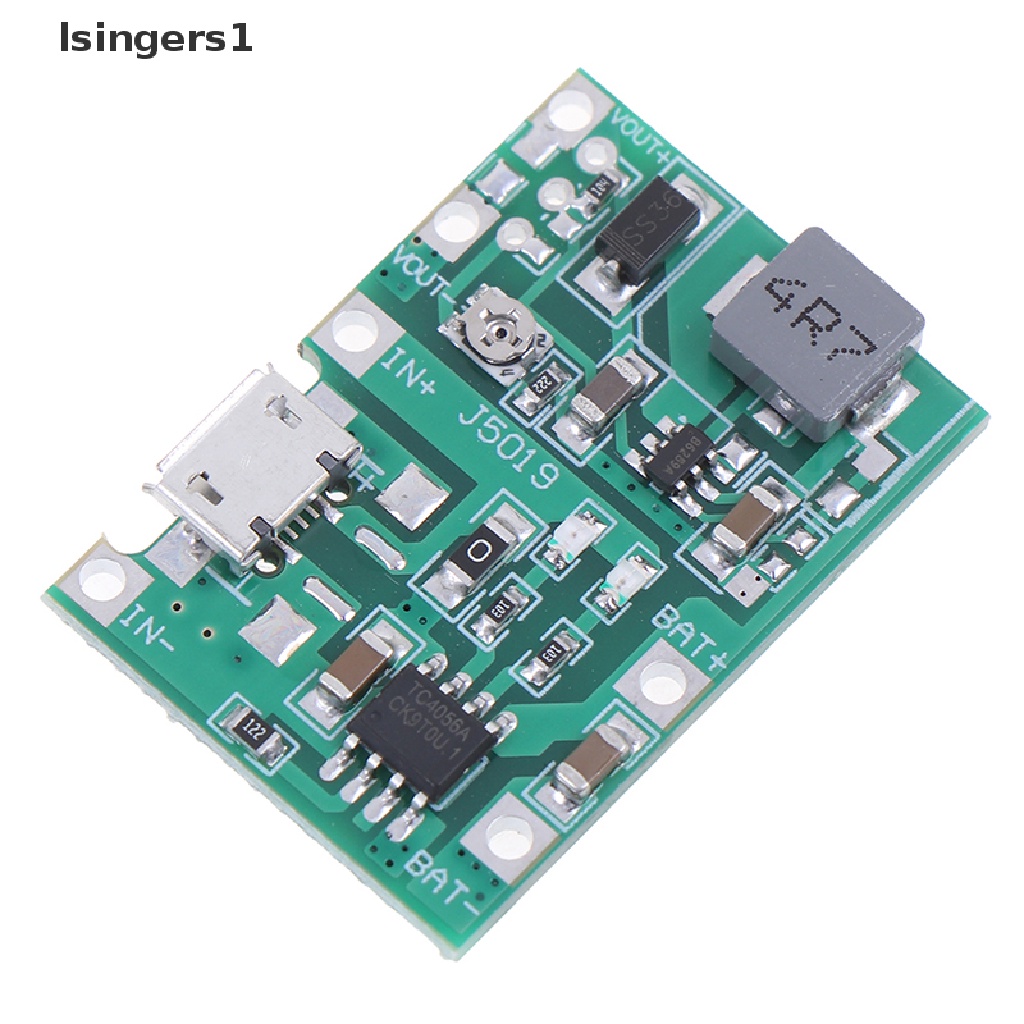 (lsingers1) Modul step up boost Baterai li-ion 18650 3.7v 4.2v dc-dc