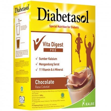 

b2011bb Diabetasol Vanila / Coklat 1Kg (1000G) Full Free Ongkir - Coklat 1Kg Xa201As