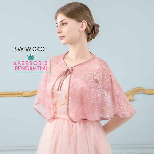 [PRODUK FAVORIT] BOLERO KARDIGAN LACE CARDIGAN PESTA BROKAT SALEM BWW040