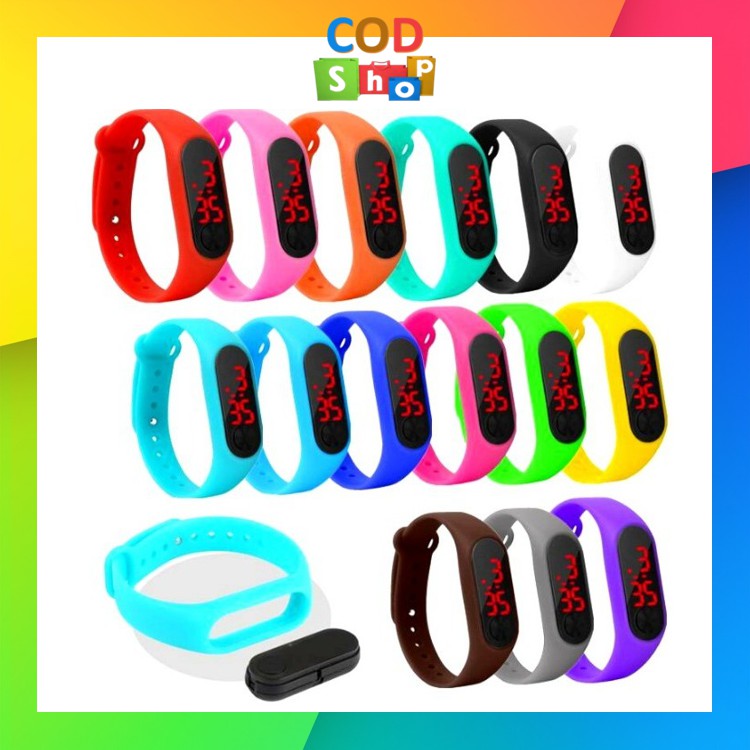 COD - J169 Jam Tangan Band Watch / Jam Tangan Digital / Jam Tangan Unisex / Jam Tangan LED