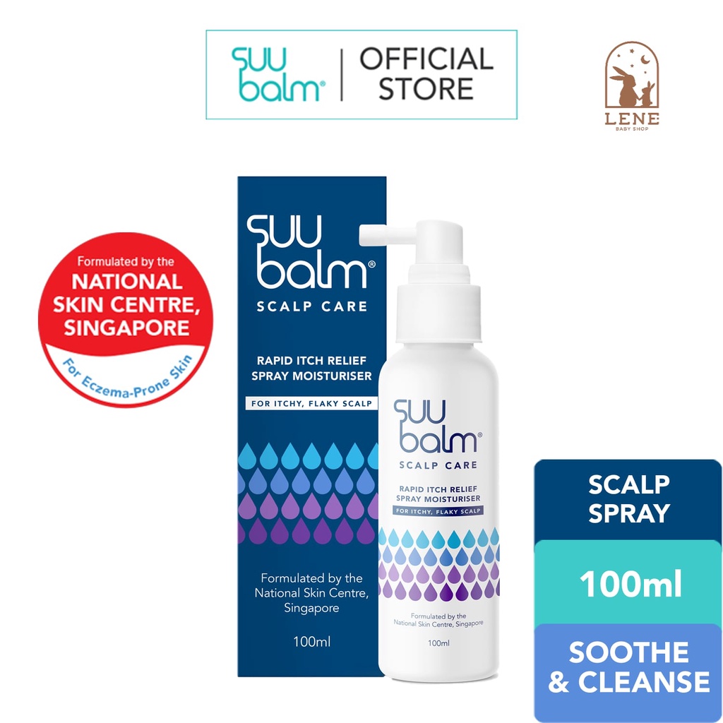 Suu Balm Scalp Care Rapid Itch Relief Spray Moisturiser 100ml