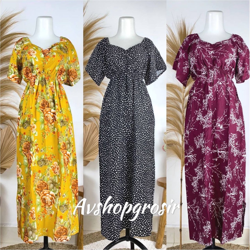 Dress Zhara panjang/Dress Bali