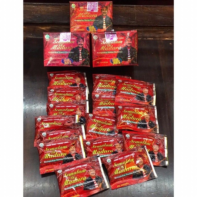 Jamu Semalam Di Madura Kuat 1 SACHET isi 2 Kapsul Asli Original
