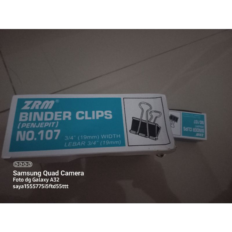 

ZRM Binder Clips No. 107