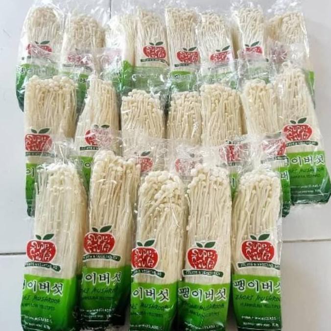 

Promo Awal tahun Jamur Enoki Segar Fresh 100g / Pack Diskon