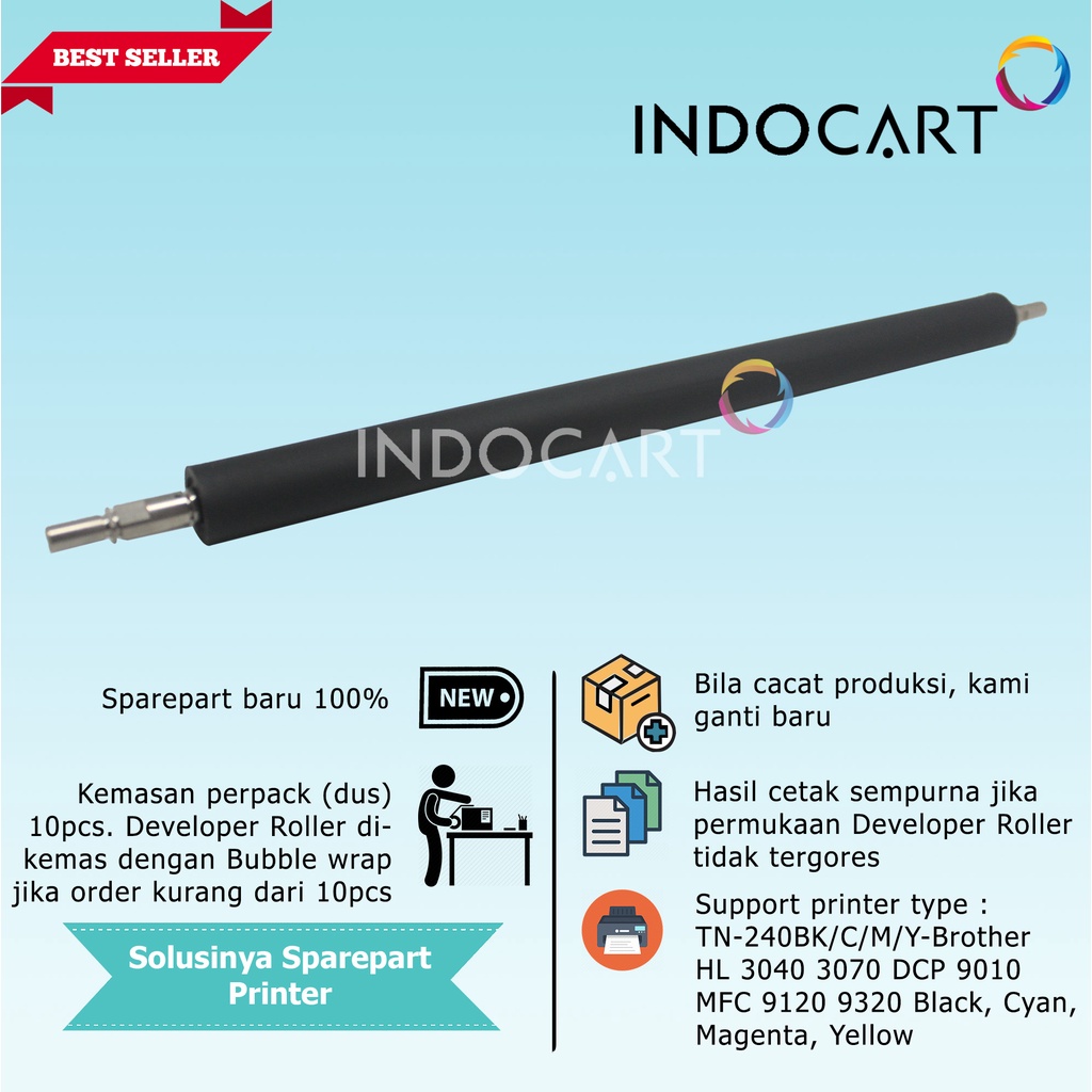 Developer Roller TN-240-Brother HL 3040 3070 DCP 9010 MFC 9120 9320