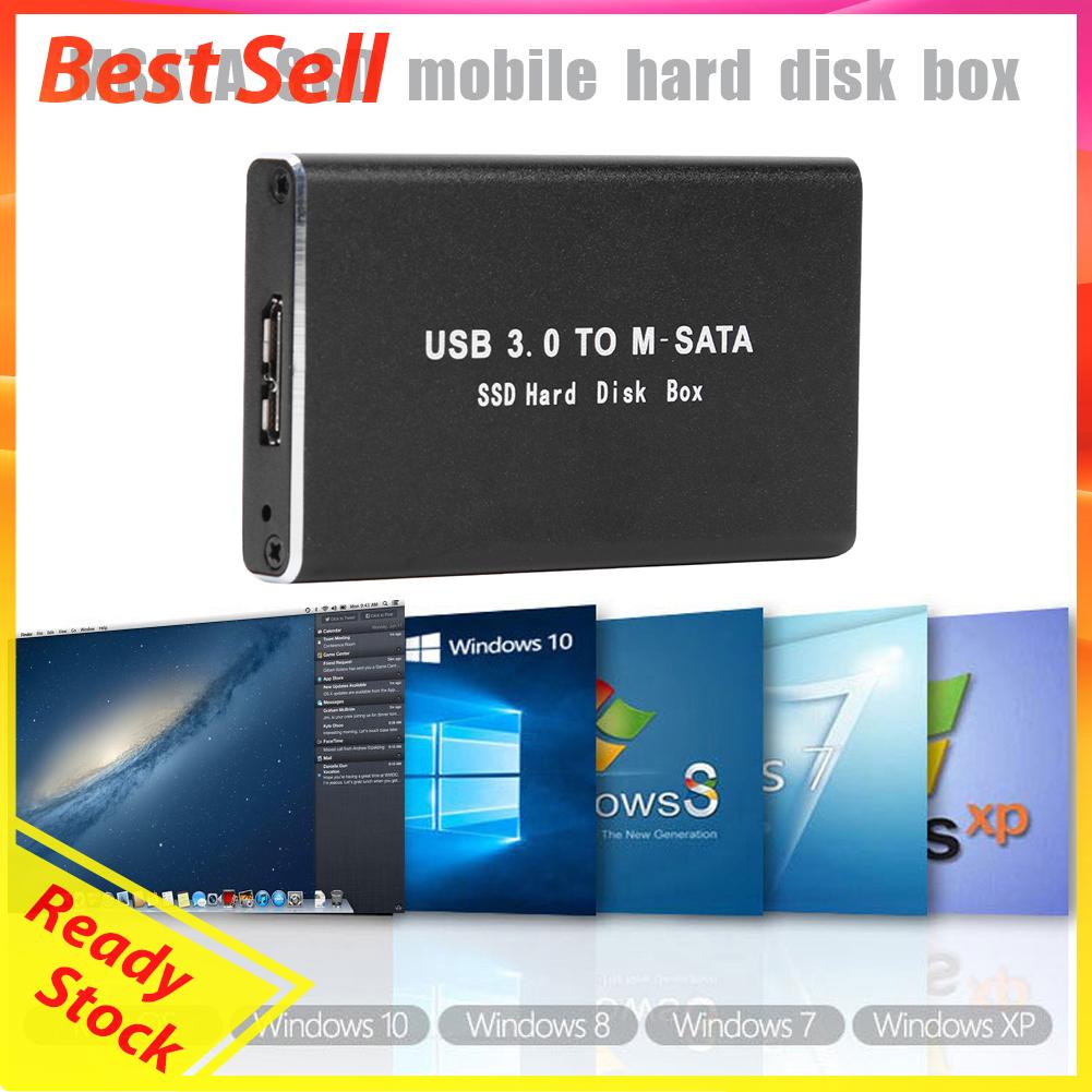 Casing Hardisk Eksternal Mini SSD USB 3.0 Ke mSATA