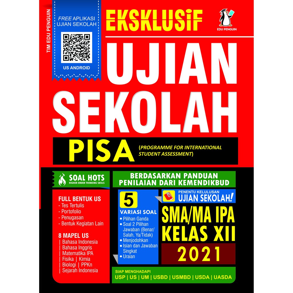 Buku Eksklusif Ujian Sekolah Pisa Sma Ma Ipa Kelas 12 Xii 2021 Edu Penguin Shopee Indonesia