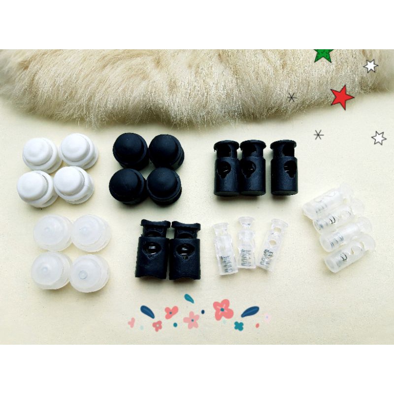 10pcs stopper tabung 2 lubang