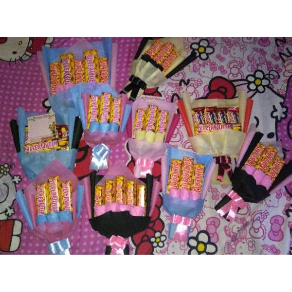 

DISKON !!! 8.8 Promo ♡ Buket snack bouqet snack Buket coklat buket silverqueen murahhh.. [KODE 456]