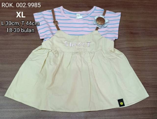 Dress / Terusan baju bayi perempuan / baju pesta / rok bayi