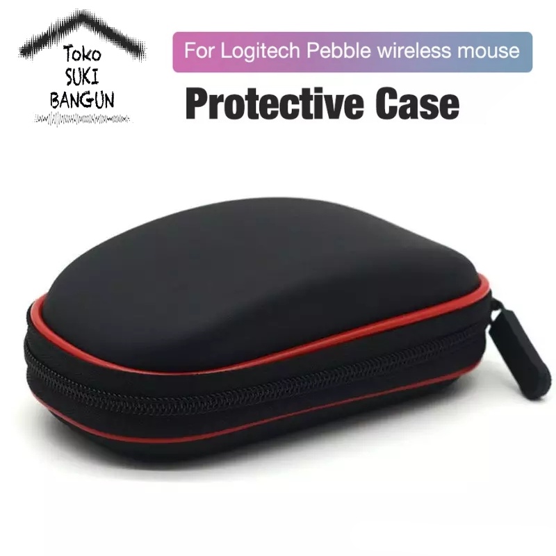 Case Mouse Logitech Pebble M350 Zipper Storage EVA Casing Cover Pouch Protector