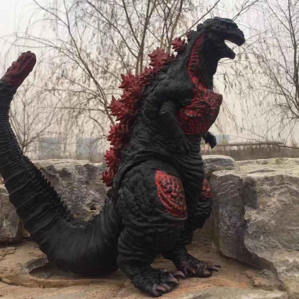 Godzilla Jumbo / Shin Godzilla merah dinosaurus Godzilla /Figure Godzila / Godzilla 28cm