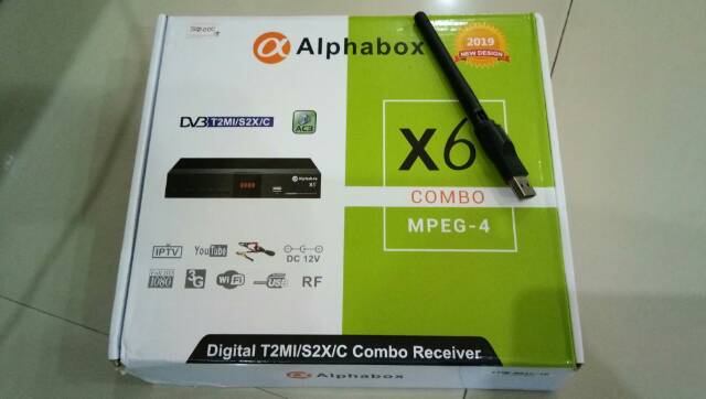 Receiver Alphabox S2X Multistream 16Apsk open Optus D1 dan ABS 2C band